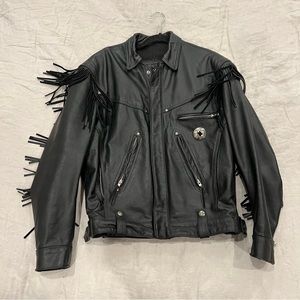 Vintage Harley Davidson Fringe Leather Jacket - Perfect Condition